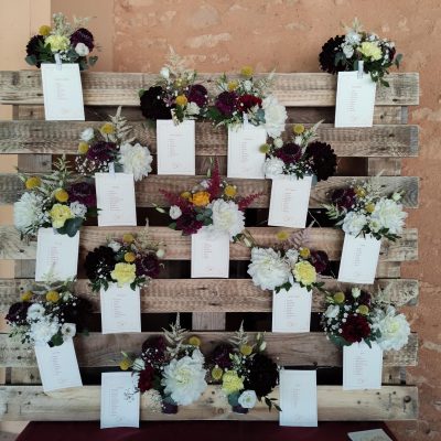 Décoration d'un plan de table